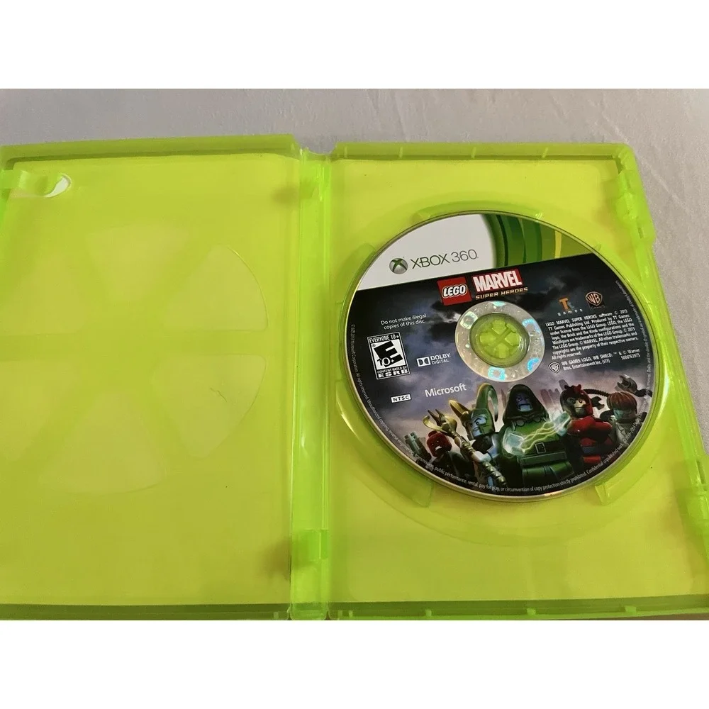 Lego Marvel Super‎ Heroes Xbox 360, Tested, Free Shipping